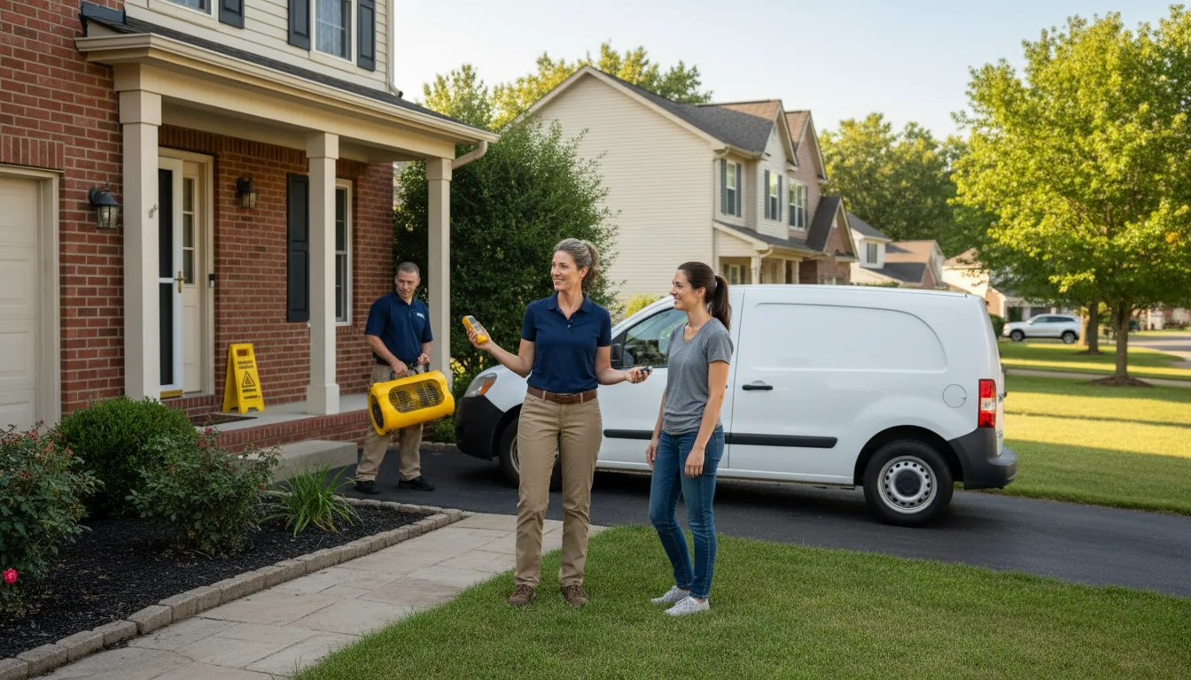 Water restoration image for Flood Water Cleanup, Removal And Restoration Services in Lowell, OH